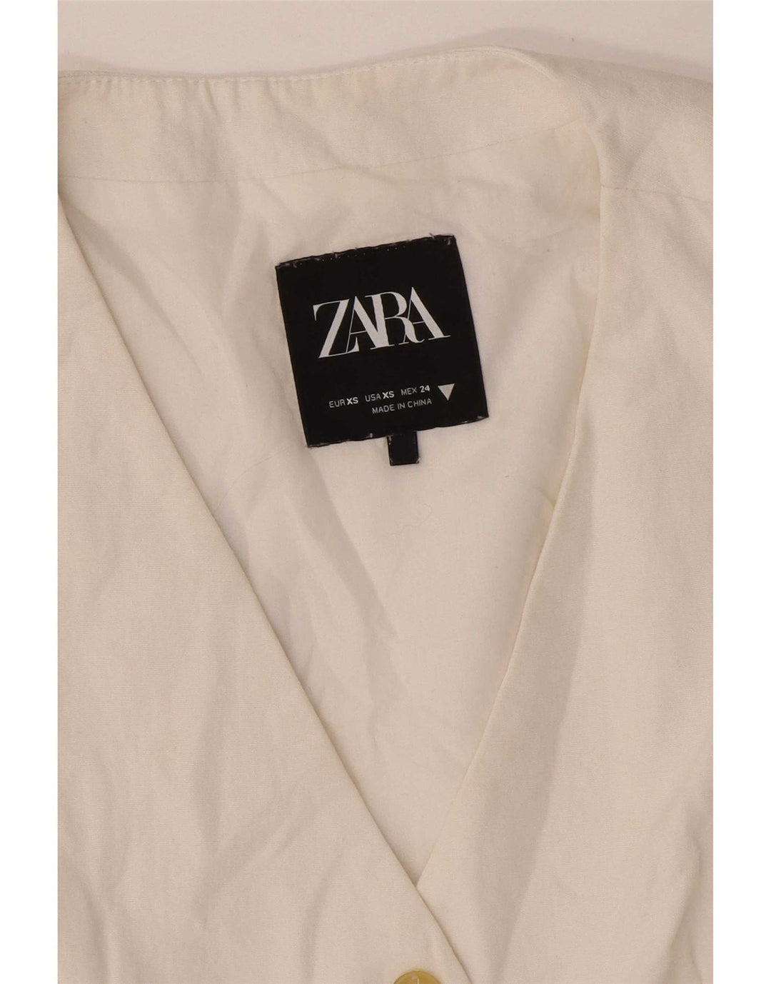 Zara Damevest UK 6 XS Hvid