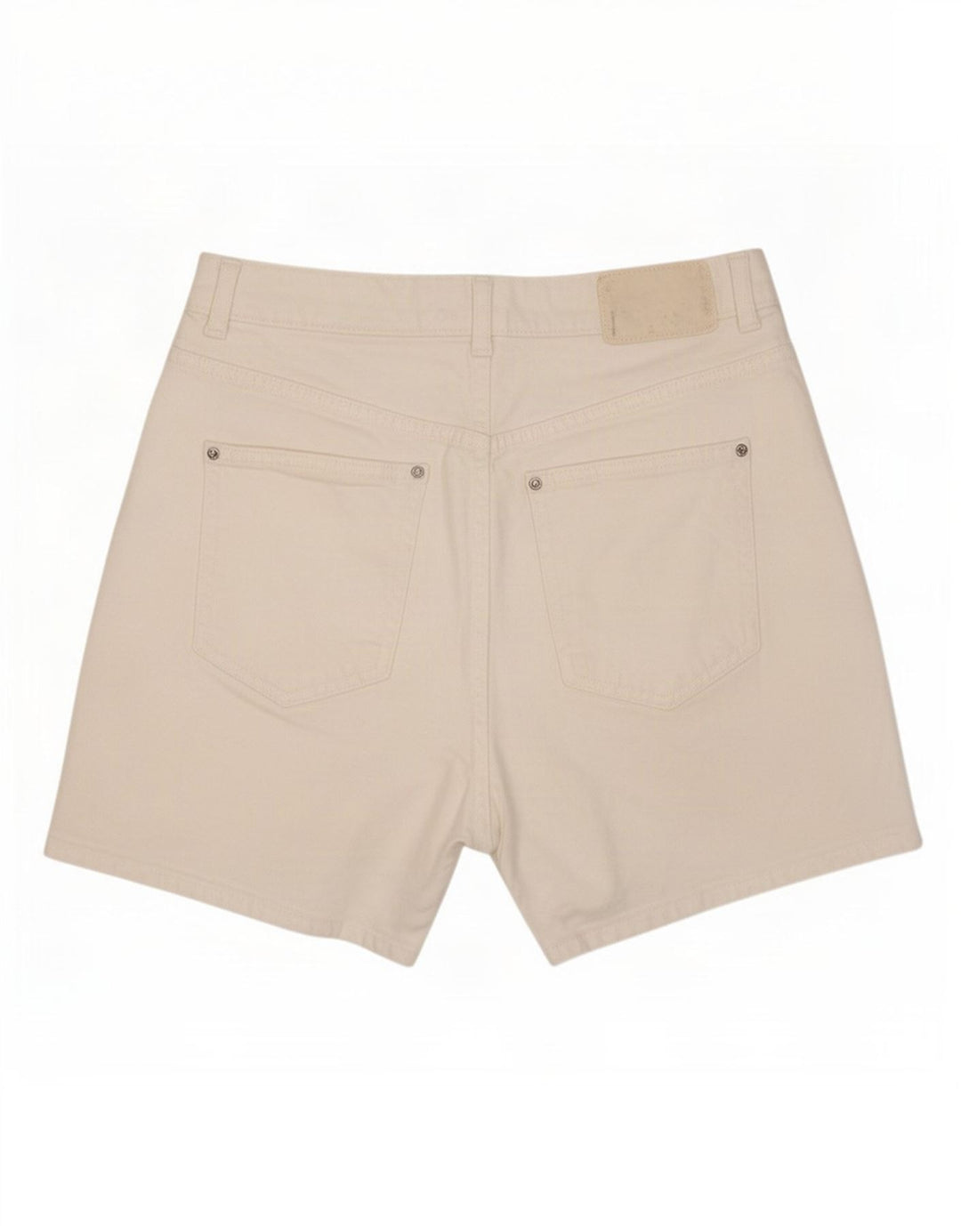Zara denimshorts til kvinder EU 40 Medium W30 Hvid