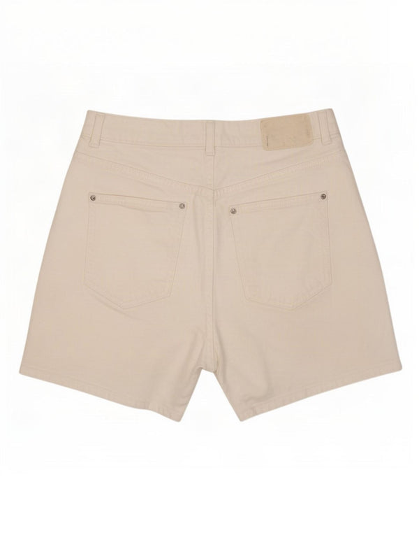 Zara denimshorts til kvinder EU 40 Medium W30 Hvid