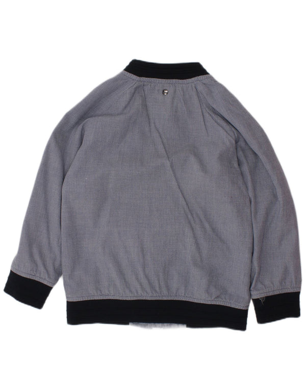 TED BAKER Bomberjakke til drenge 4-5 år Marineblå Colourblock Bomuld