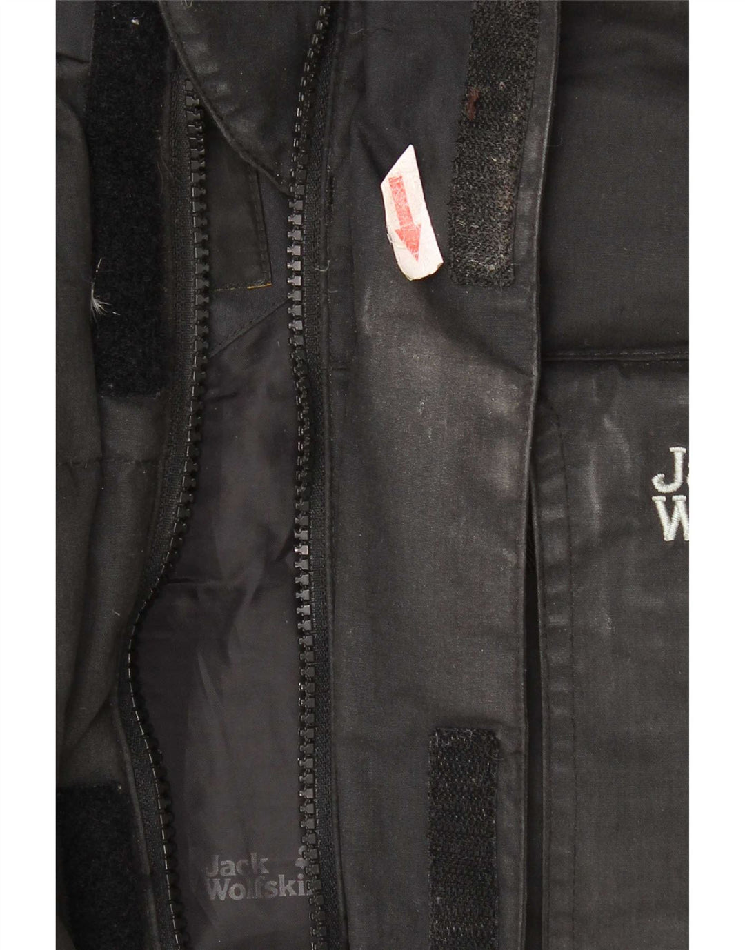 Jack Wolfskin Herre hættepolstret jakke UK 36/38 Medium Black Polyester