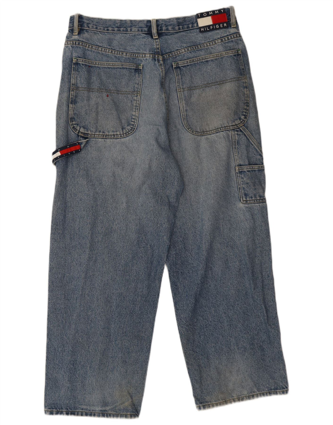 Tommy Hilfiger Herre Straight Jeans W36 L30 Blå Bomuld