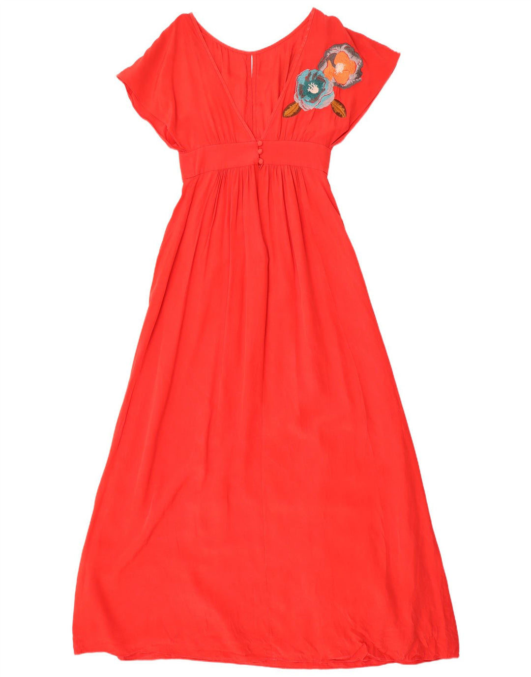 Tibi Womens Graphic Maxi Dress US 4 Small Red Floral
