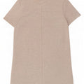 Zara Kortærmede Jumper Kjole til kvinder UK 12 Medium Beige Polyester