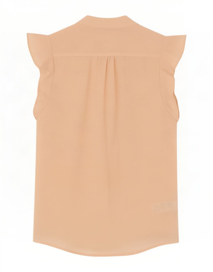Oasis Kortærmet skjortebluse til kvinder UK 10 Lille Pink Polyester