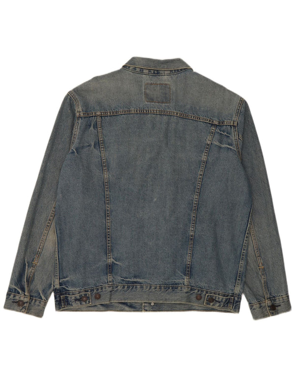 Levi's Herre denimjakke UK 42 XL Blå Bomuld