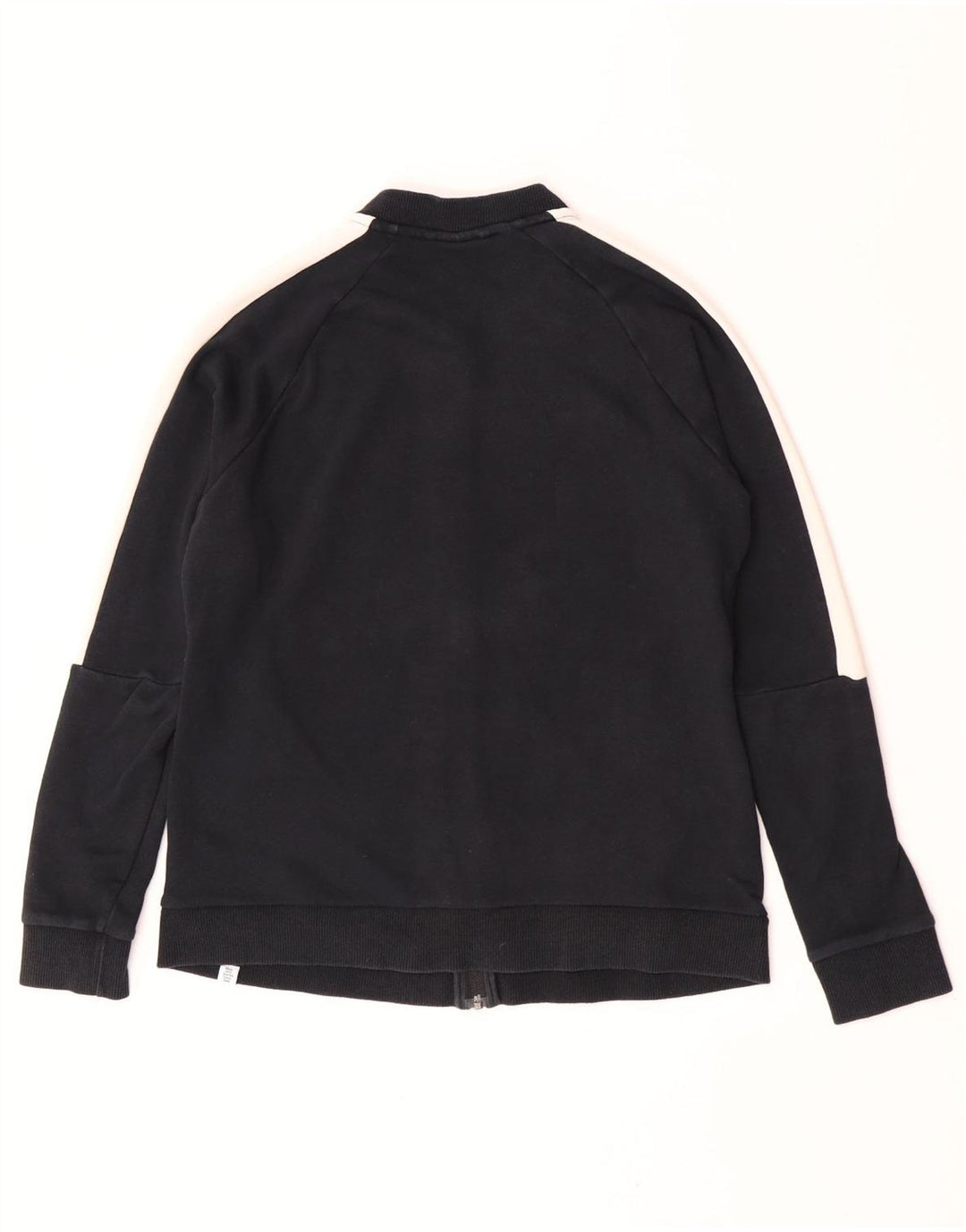 Puma træningsdragt topjakke til kvinder UK 16 Large Black Colourblock Bomuld