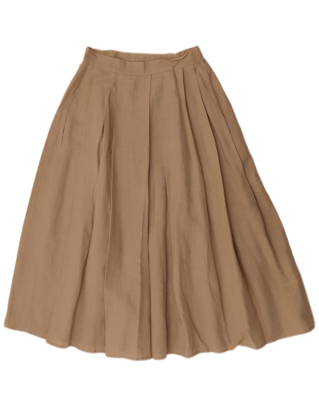 Vintage slå-om nederdel til kvinder IT 44 Medium W26 Beige