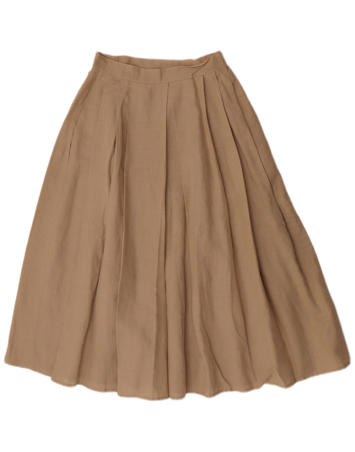 Vintage slå-om nederdel til kvinder IT 44 Medium W26 Beige