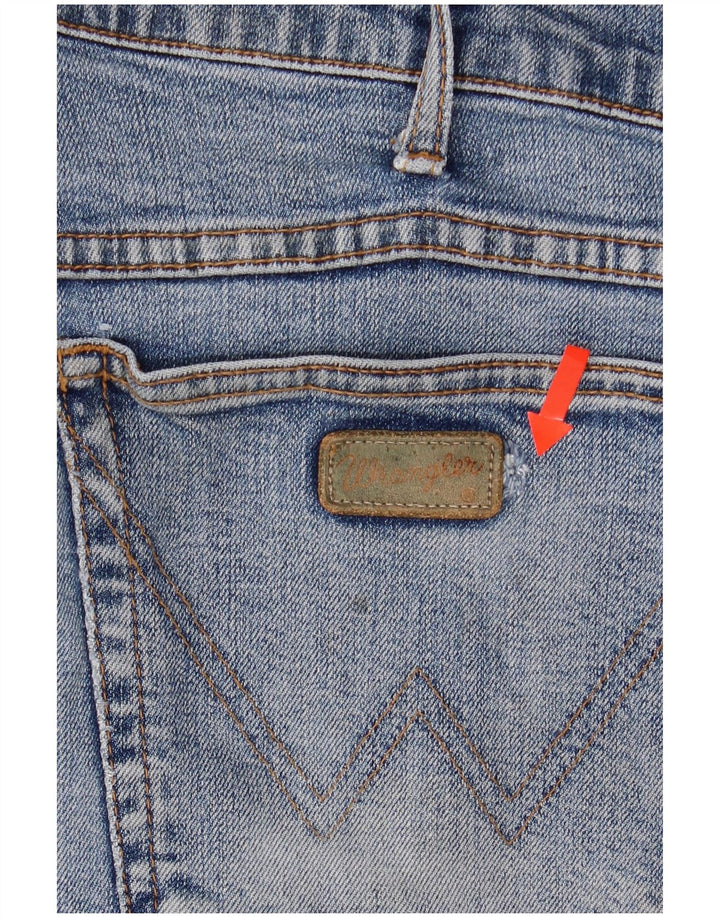 Wrangler Straight Jeans til mænd W34 L33 Blå