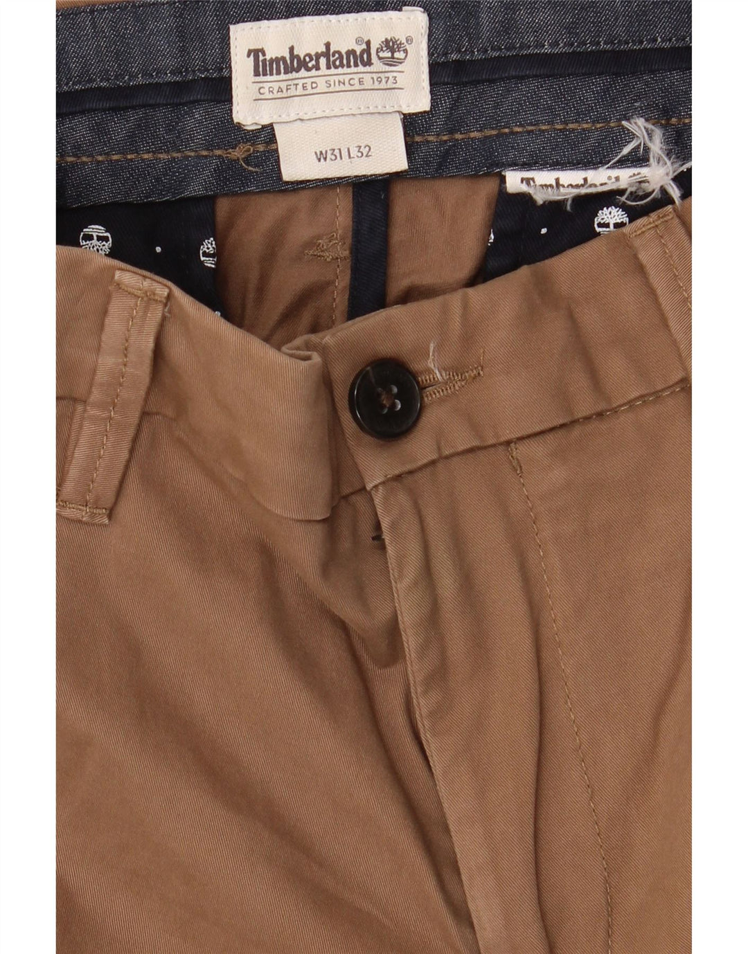 TIMBERLAND Straight Chino Bukser til mænd W31 L32 Brun