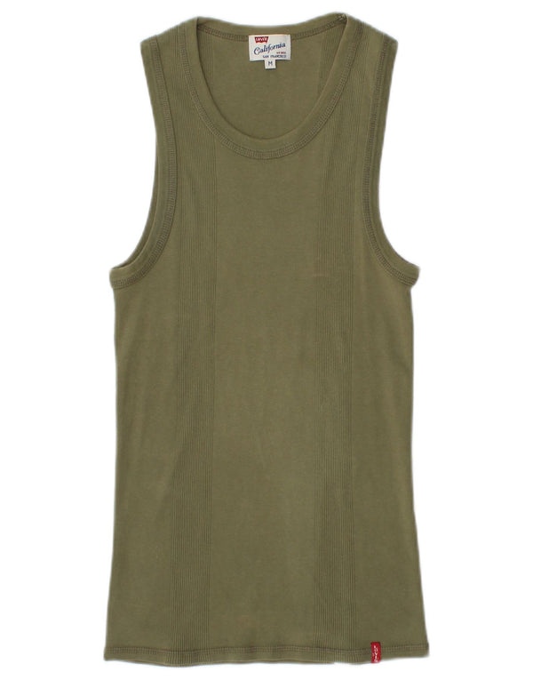Levi's Damevest Top UK 12 Medium Khaki