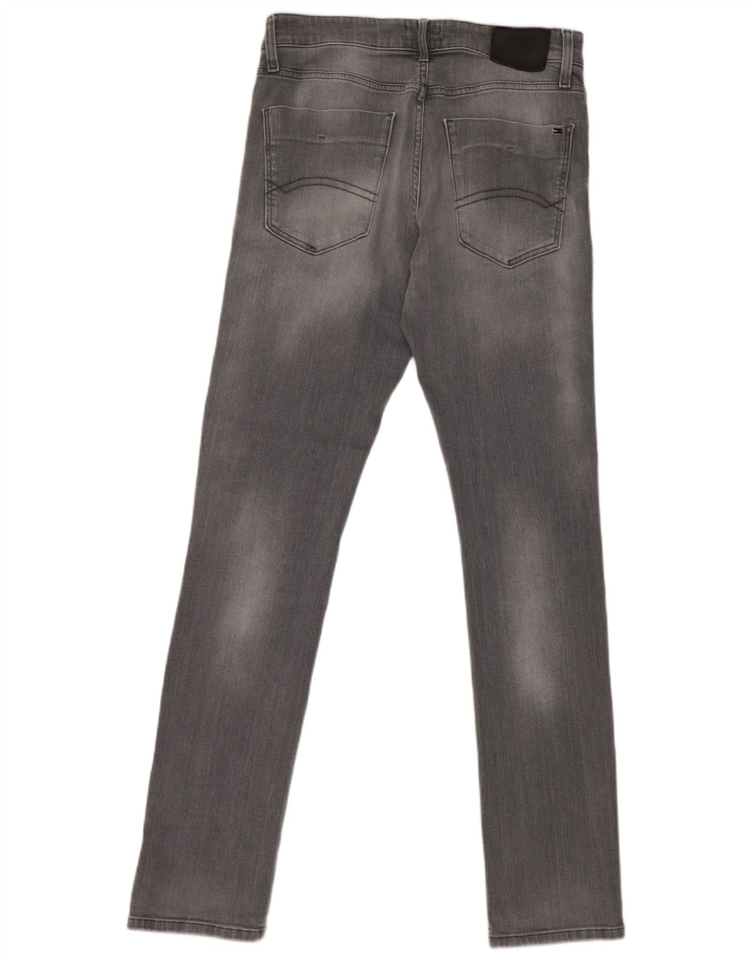 Tommy Hilfiger Herre Slim Jeans W33 L34 Grå Bomuld