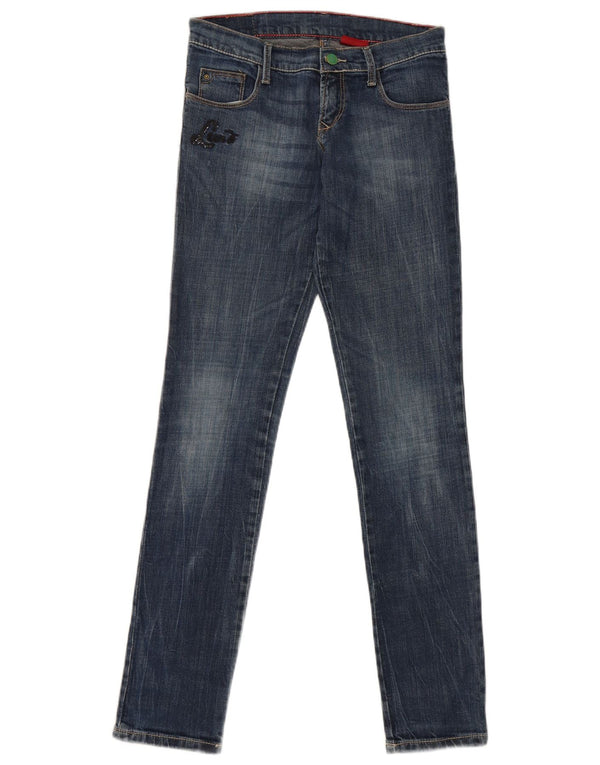 Levi's Girls Slim Jeans 13-14 år W26 L30 Blue Cotton