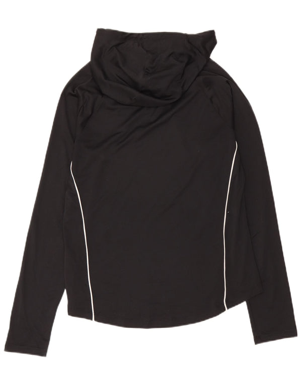 Under Armour Dame Heat Gear Grafisk Top Langærmet UK 16 Large Black