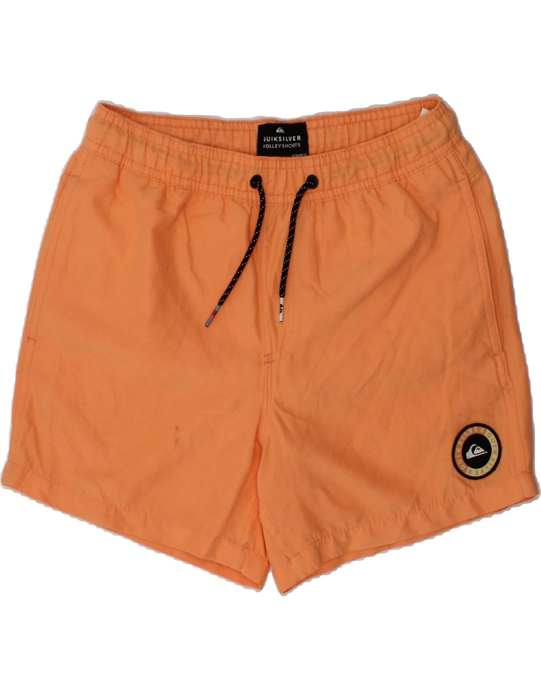 QUIKSILVER Boys Sport Shorts 11-12 Years Medium  Orange Polyester | Vintage Quiksilver | Thrift | Second-Hand Quiksilver | Used Clothing | Messina Hembry 