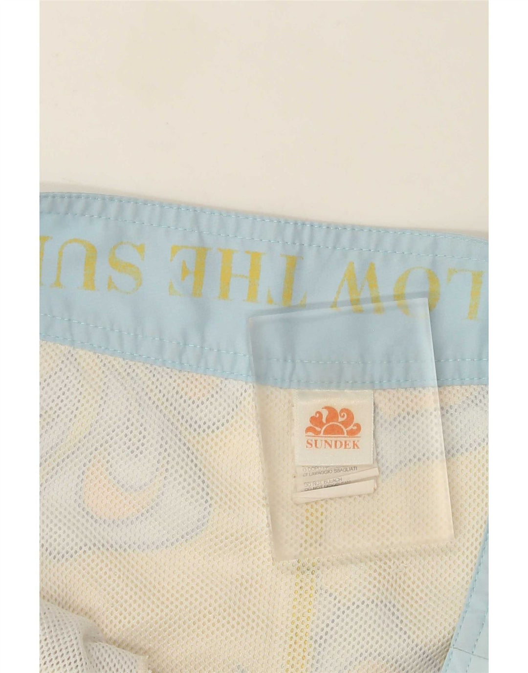Sundek Herre badeshorts Medium Yellow Floral Polyester