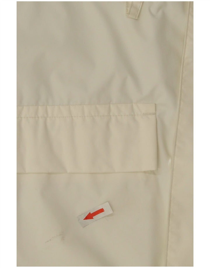 Nautica Regnjakke til mænd UK 40 Stor Hvid Colourblock Nylon
