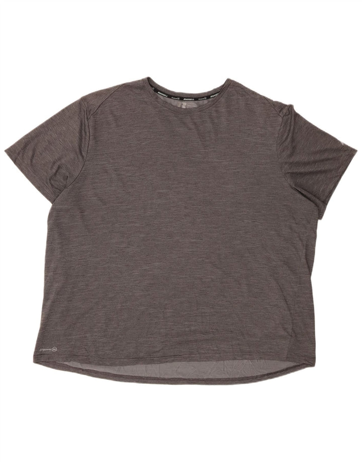 RUSSELL ATHLETIC Herre T-Shirt Top 2XL Grå Polyester