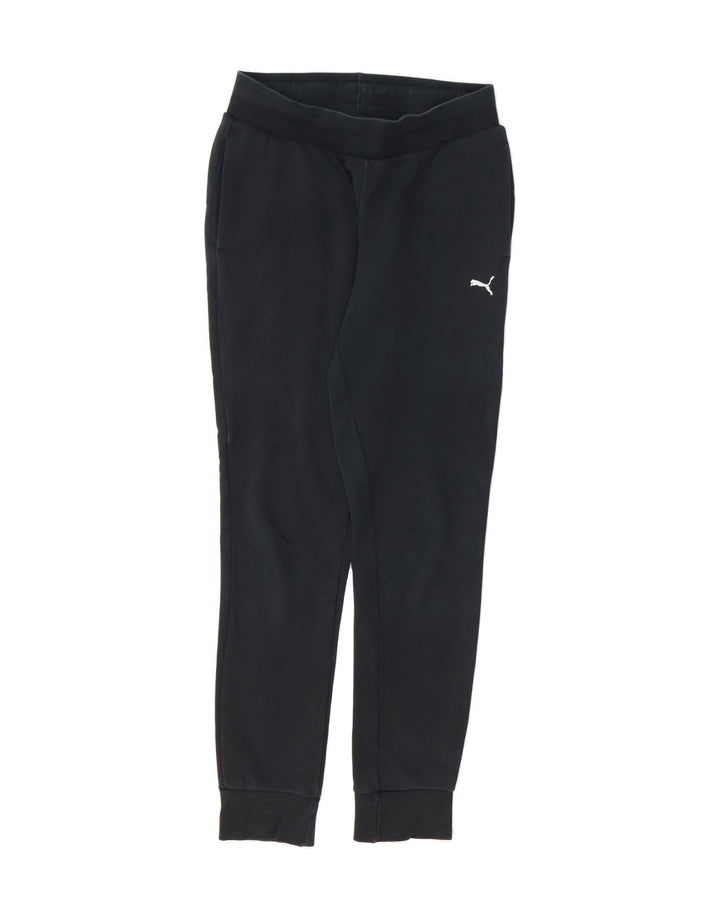 PUMA Womens Tracksuit Trousers Joggers UK 10 Small Black Vintage Puma and Second-Hand Puma from Messina Hembry 