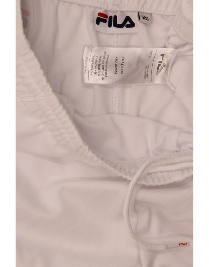 Fila Herre grafiske sportsshorts XS Hvid polyester