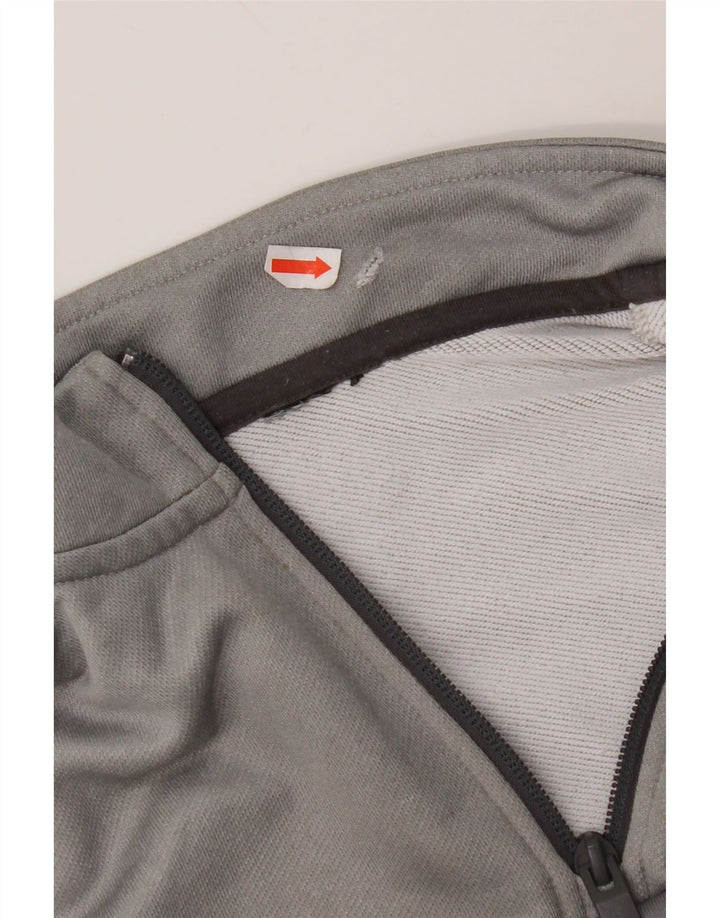 ADIDAS Boys Aeroready Graphic Sweatshirt Jumper 9-10 Years Grå