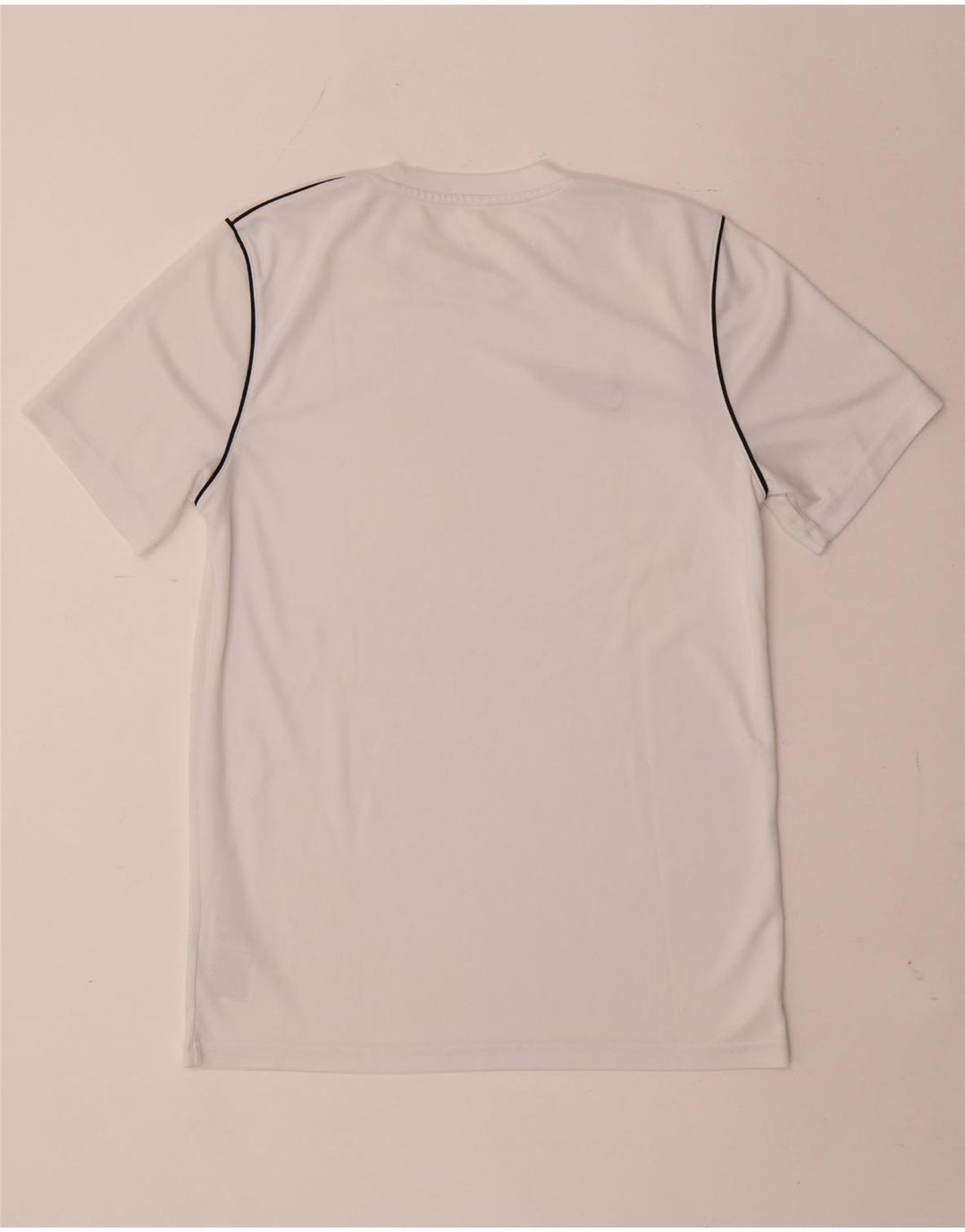 Nike Herre Dri Fit T-shirt Top Medium White Polyester