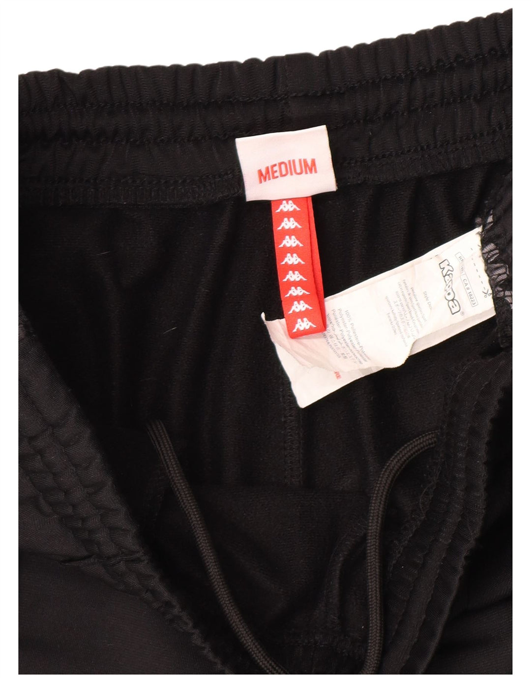 Kappa Herre grafisk træningsdragt Bukser Joggers Medium Sort Polyester