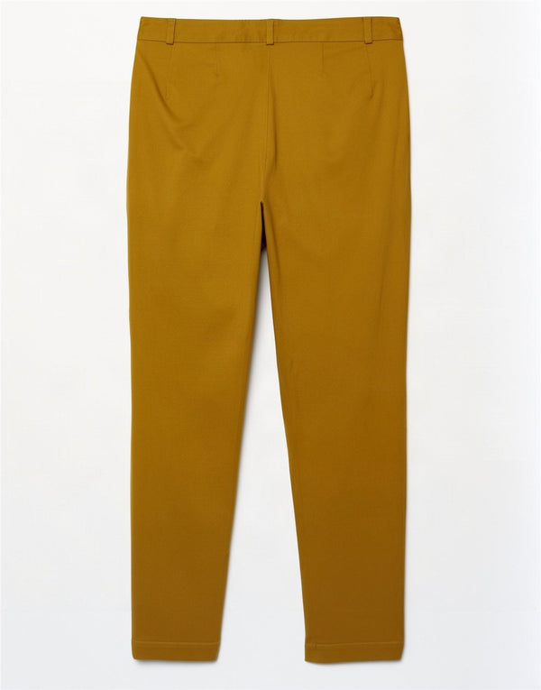 Marks & Spencer Womens Crop Chino-bukser UK 10 Small W28 L26 Yellow
