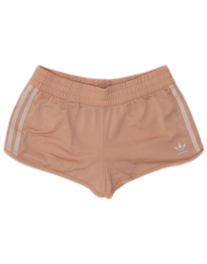 Adidas sportsshorts til kvinder UK 10 Small Pink Polyester