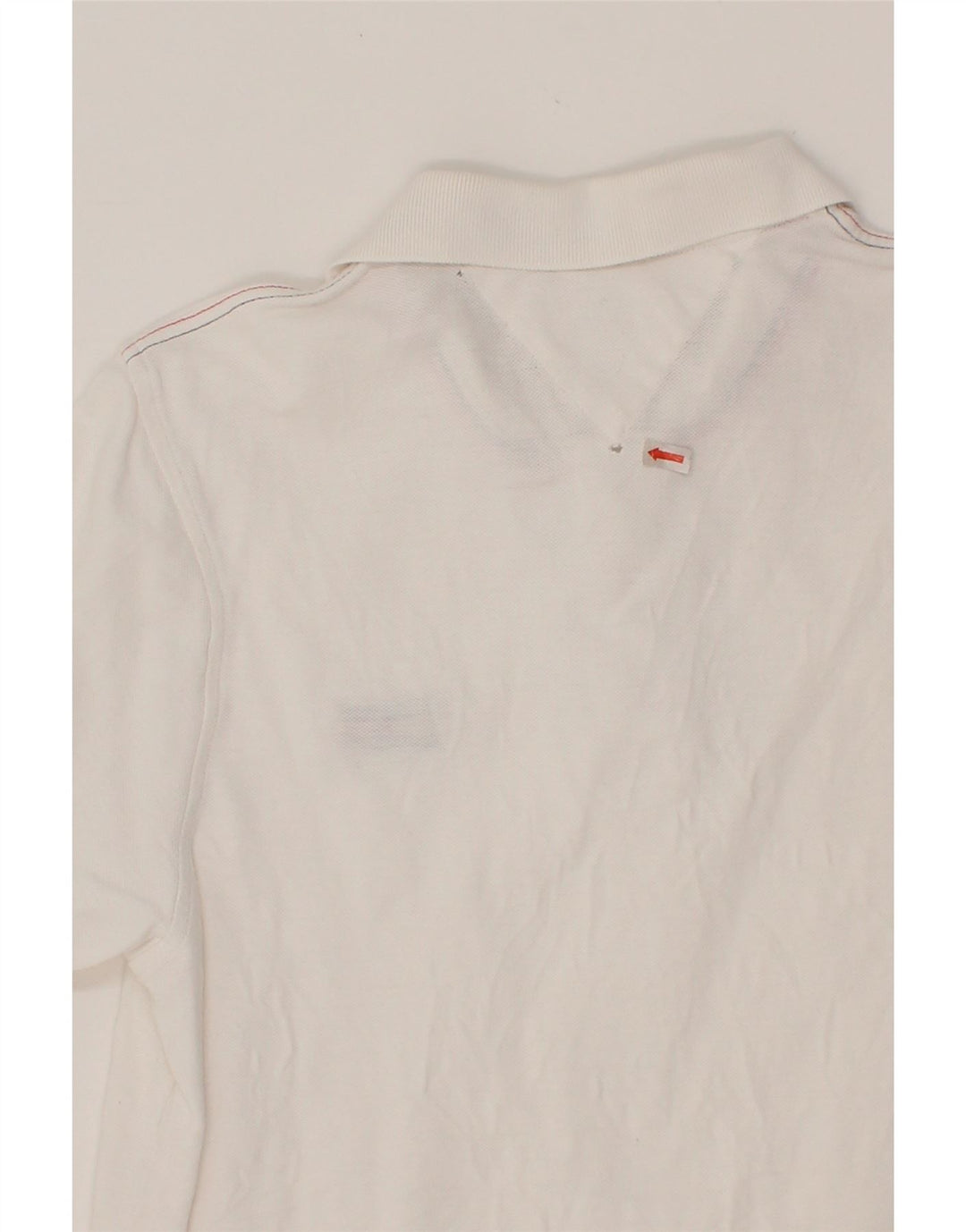 TOMMY HILFIGER Mens Polo Shirt Large White Cotton Vintage Tommy Hilfiger and Second-Hand Tommy Hilfiger from Messina Hembry 