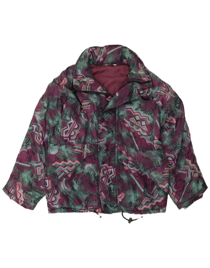 Brugi Herre abstrakt mønster vindjakke UK 42 XL Flerfarvet