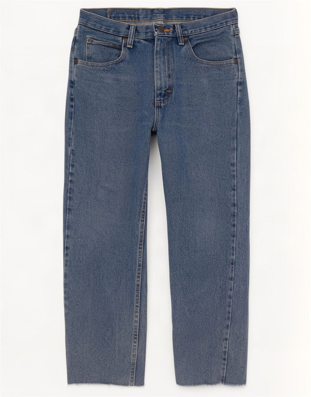 Wrangler Straight Jeans til mænd W31 L27 blå bomuld