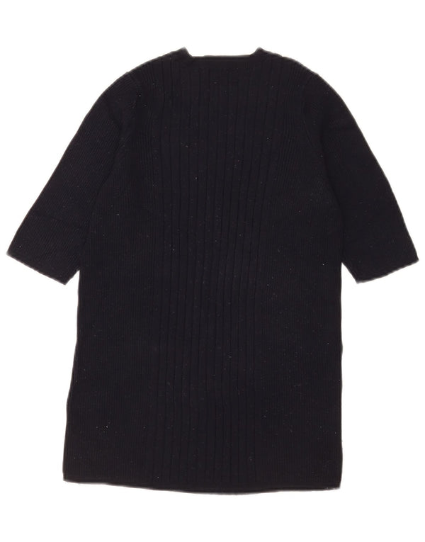Marks & Spencer Dame Boat Neck Jumper Sweater UK 12 Medium Navy Blue