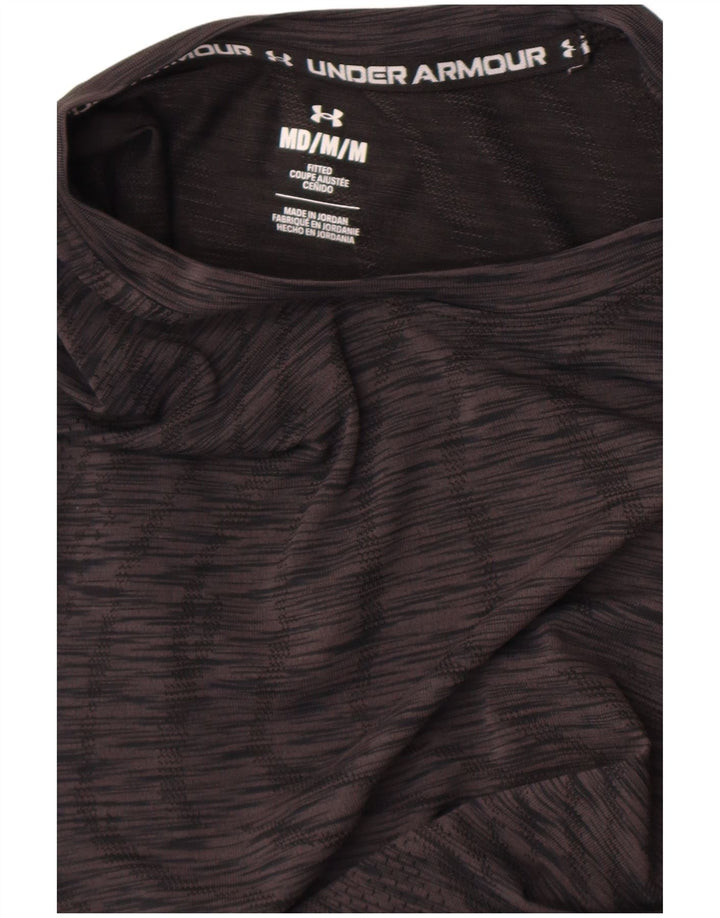 Under Armour Herre T-shirt Top Medium Sort Flecked