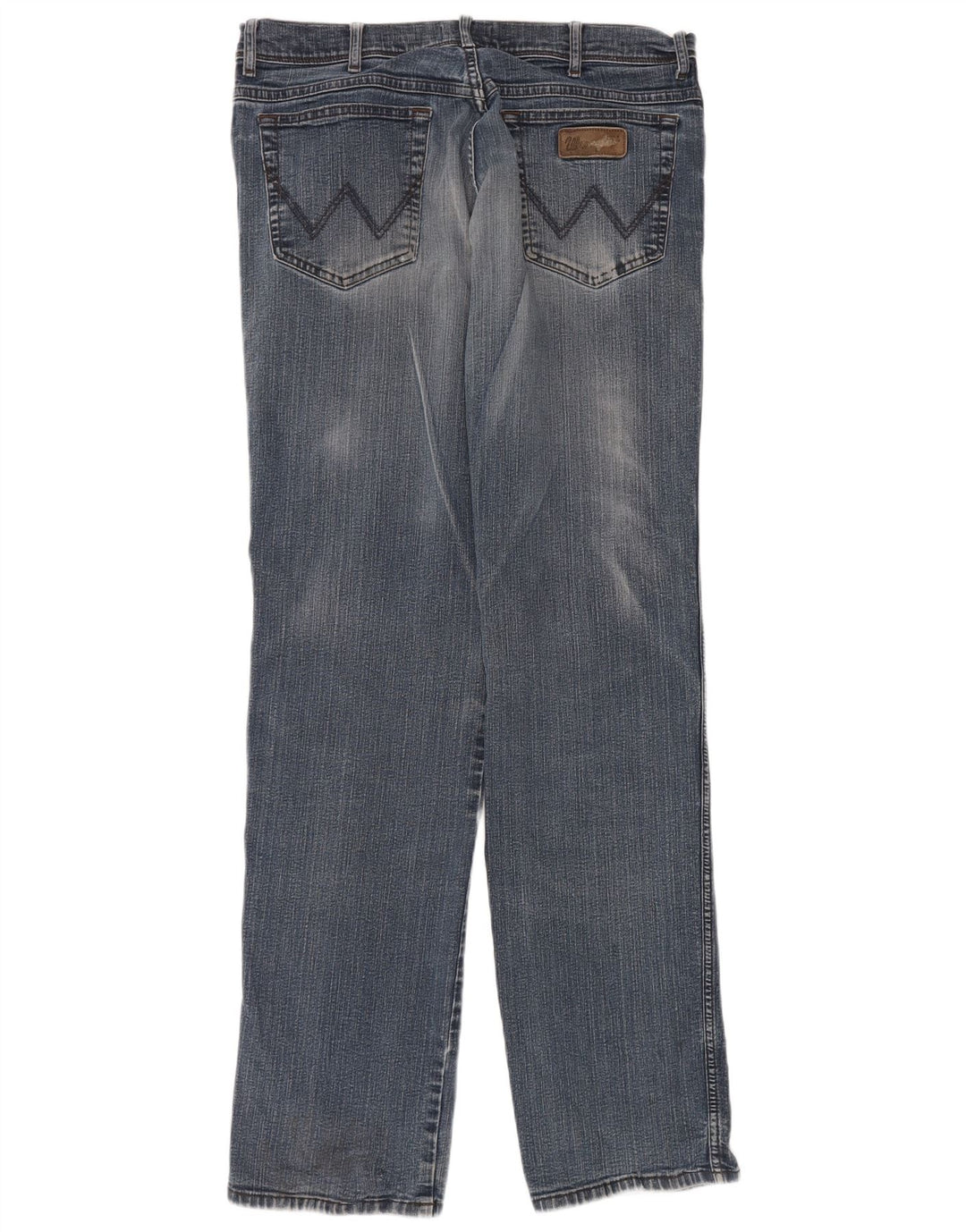 Wrangler Herre Texas Straight Jeans W36 L36 Blå Bomuld