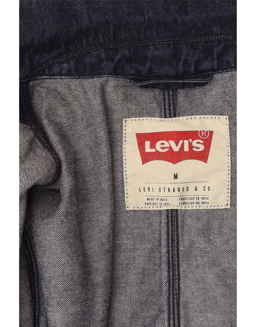 Levi's Herre denimjakke UK 38 Medium Blue