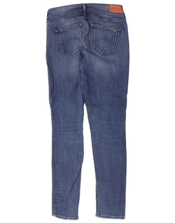 Tommy Hilfiger Dame Slim Jeans W28 L30 Blå Bomuld