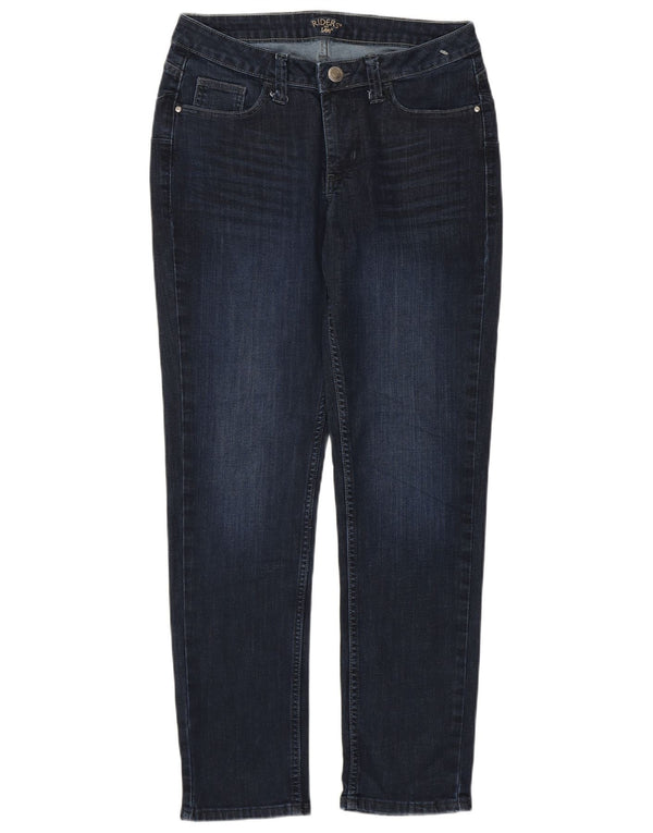 Lee Womens Riders Slim Jeans US 10 Large W32 L28 Marineblå Bomuld