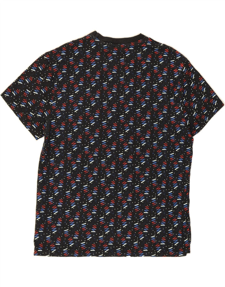PENGUIN Mens Graphic T-Shirt Top Large Black Geometric Cotton Vintage Penguin and Second-Hand Penguin from Messina Hembry 