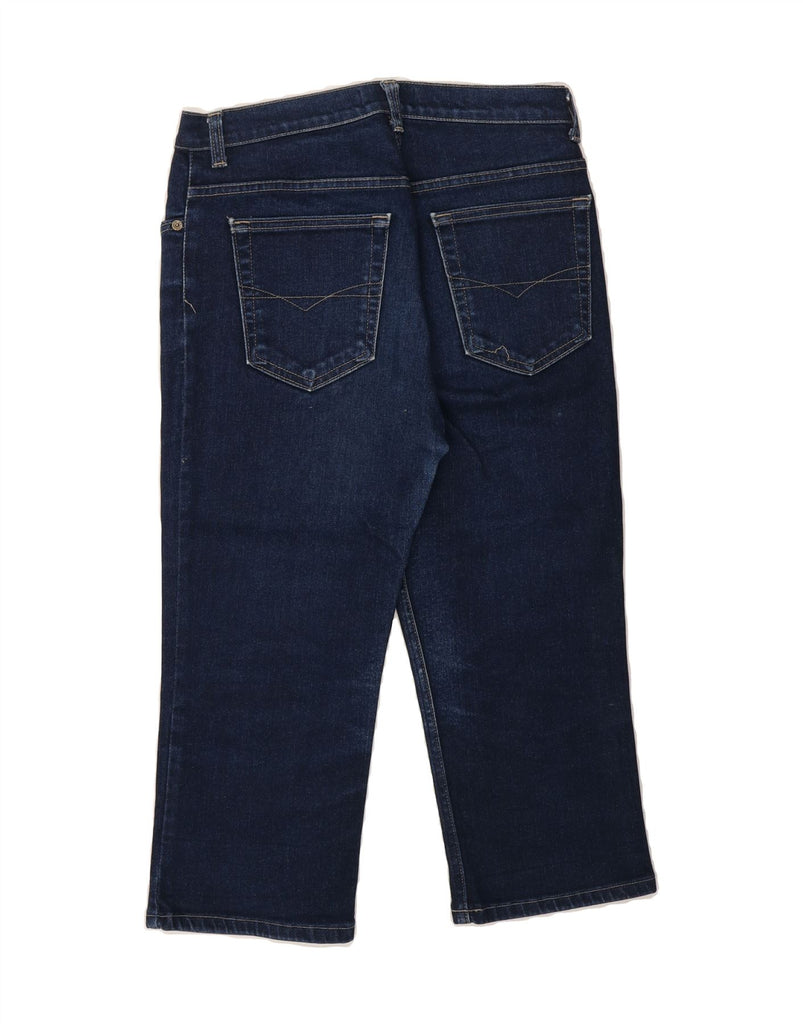 RIVER ISLAND Womens Capri Jeans UK 14 Medium W30 L19 Blue Cotton Vintage River Island and Second-Hand River Island from Messina Hembry 