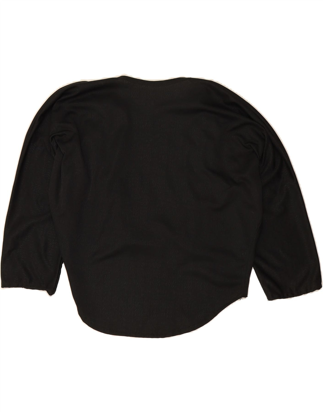 VINTAGE Womens 3/4 Sleeve Blouse Top UK 16 Large Black Vintage Vintage and Second-Hand Vintage from Messina Hembry 