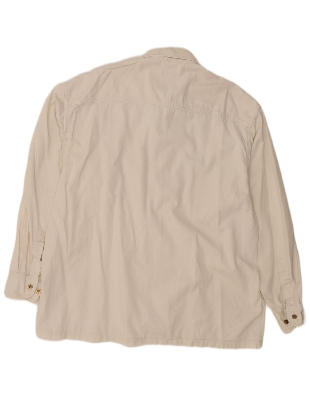 Berto Lucci Herre Denim Shirt XL Hvid Bomuld