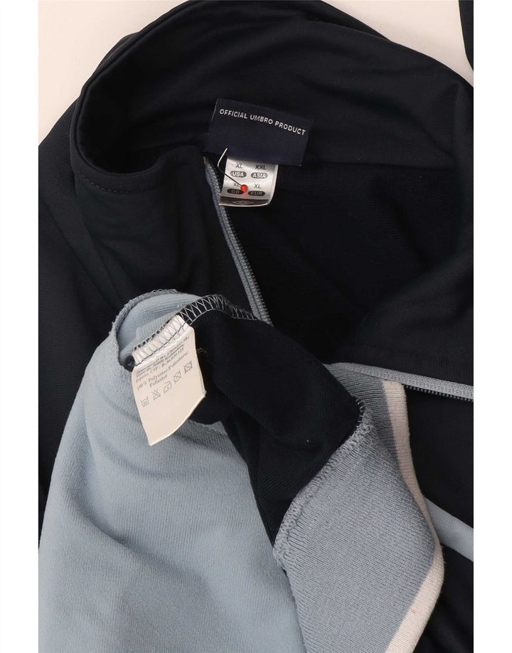 Umbro træningsdragt topjakke til kvinder UK 18 XL Marineblå Colourblock Polyester