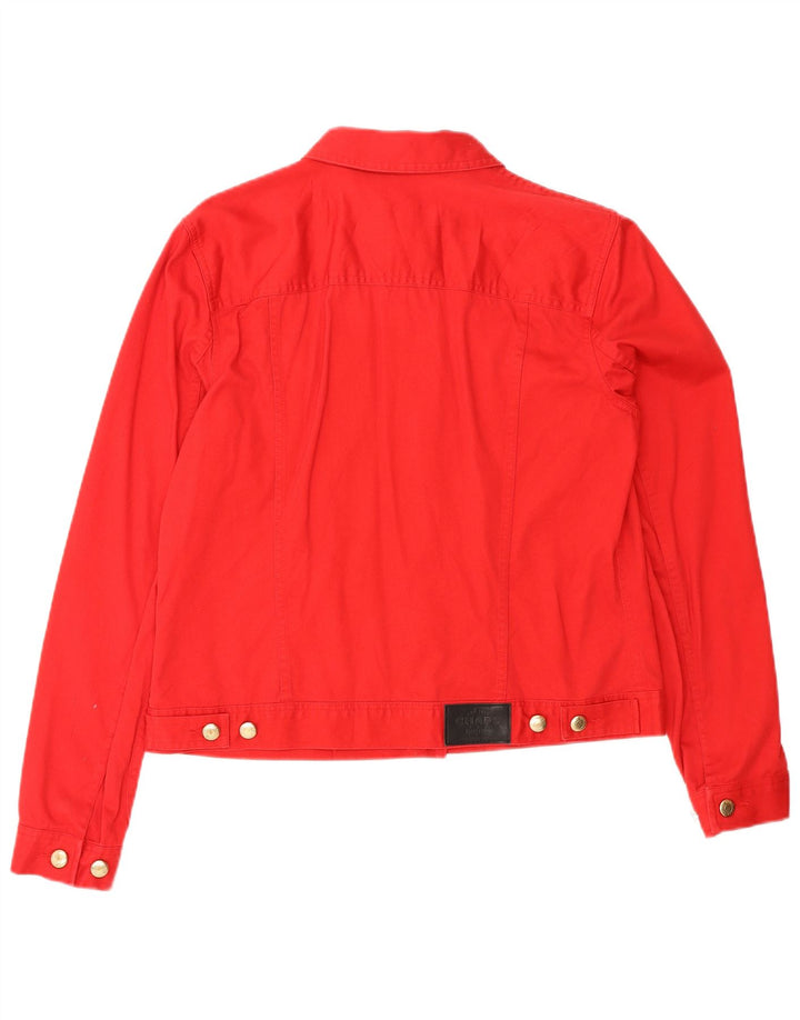 CHAPS Dame denimjakke UK 14 Medium Rød Bomuld