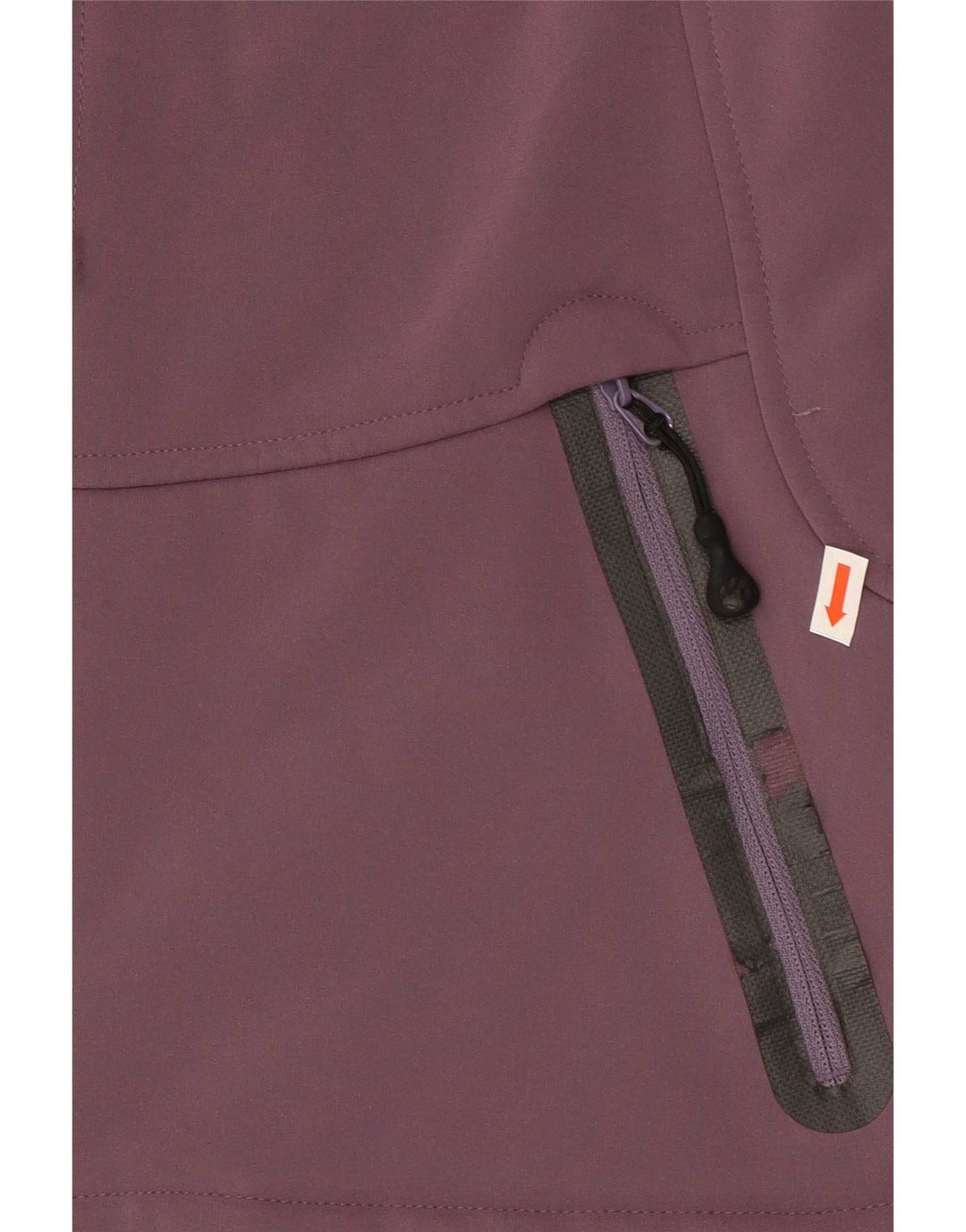 Jack Wolfskin Dame Windbreaker Jacket UK 8 Small Purple Polyester