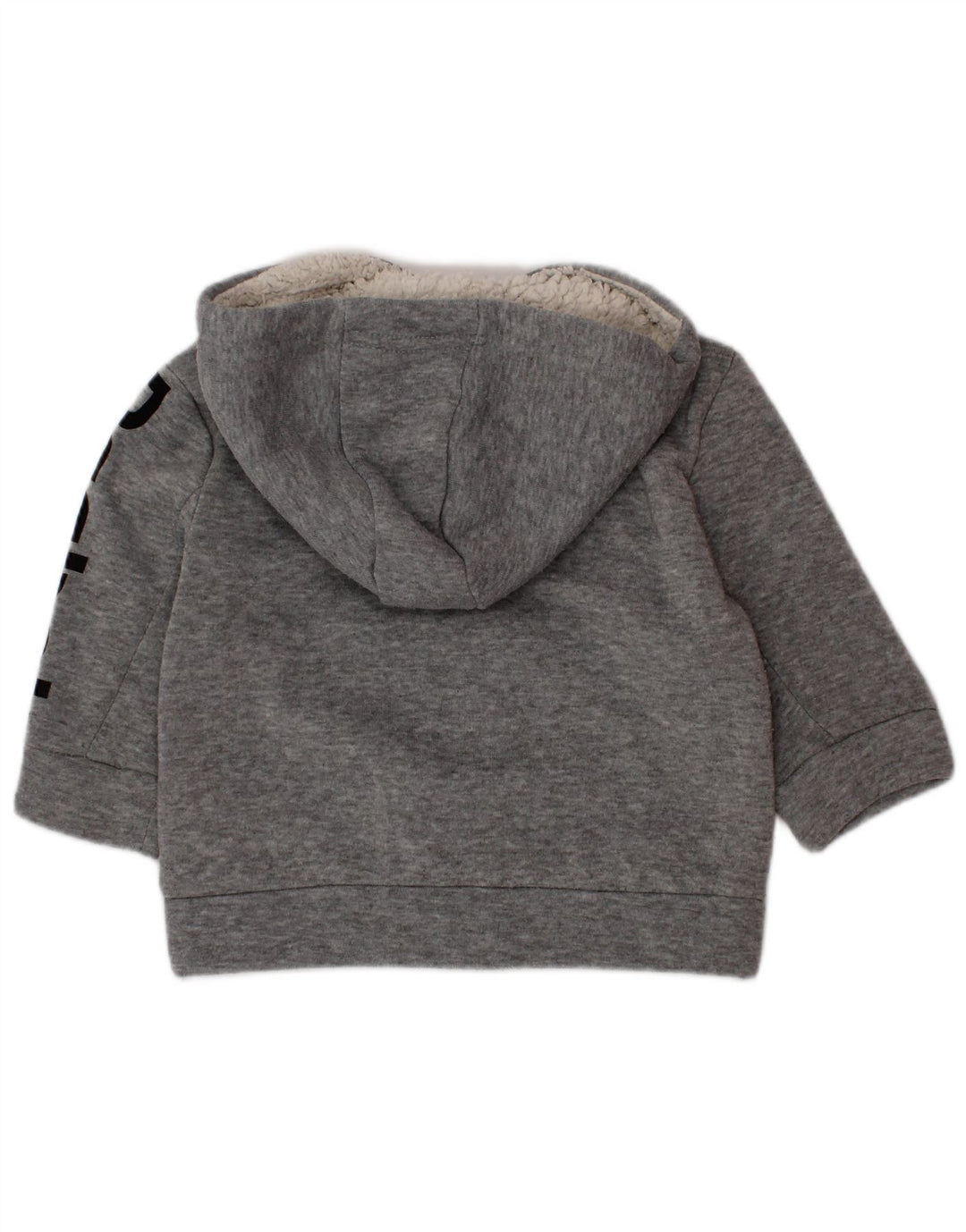 REEBOK Baby Boys grafisk hættetrøje med lynlås 9-12 måneder grå polyester