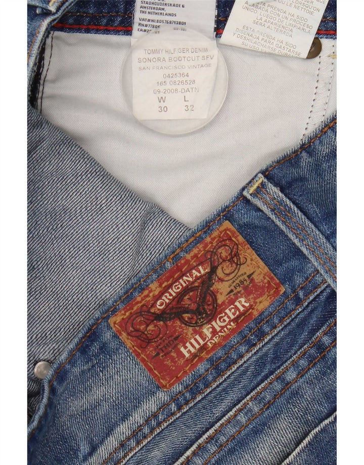 Tommy Hilfiger Dame Bootcut Jeans W30 L32 Blå Bomuld