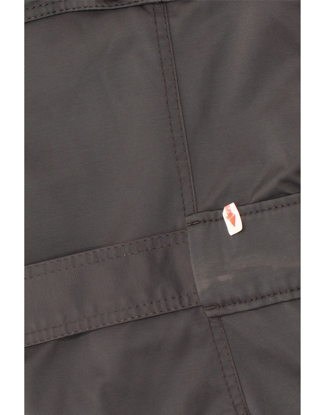 Zara Dame Kort Dobbeltradet Trench Coat UK 14 Medium Grå Bomuld