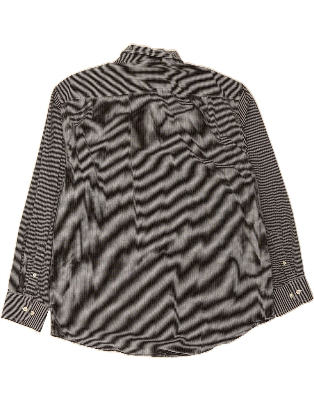 IZOD Mens Shirt XL Black Check Cotton Vintage Izod and Second-Hand Izod from Messina Hembry 